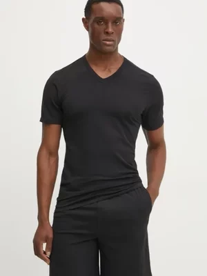 Calvin Klein Underwear t-shirt 3-pack męski kolor czarny gładki LV00NB4186