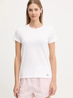 Calvin Klein Underwear t-shirt bawełniany 3-pack damski kolor biały LV00QS7485