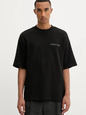 Calvin Klein Underwear t-shirt bawełniany męski kolor czarny z aplikacją LV00NM2929