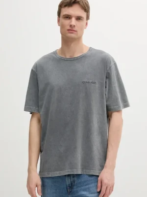 Calvin Klein Underwear t-shirt lounge bawełniany męski kolor szary z aplikacją LV00NM2896