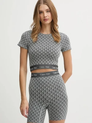 Calvin Klein Underwear t-shirt lounge damski kolor szary LV00QF8487