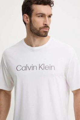 Calvin Klein Underwear t-shirt lounge kolor biały z aplikacją