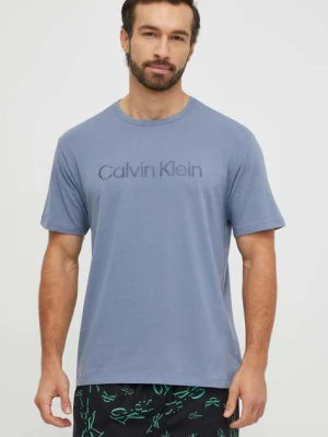 Calvin Klein Underwear t-shirt lounge kolor niebieski