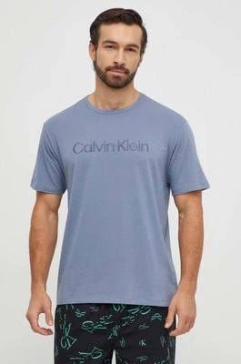 Calvin Klein Underwear t-shirt lounge kolor niebieski
