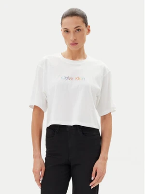 Calvin Klein Underwear T-Shirt LV00QS7470 Biały Boxy Fit