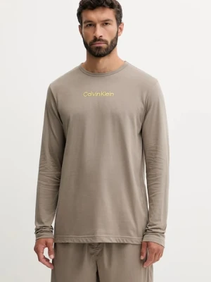 Calvin Klein Underwear t-shirt męskie kolor beżowy gładka 000NM2771E