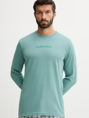 Calvin Klein Underwear t-shirt męskie kolor turkusowy gładka 000NM2771E