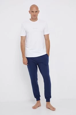 Calvin Klein Underwear T-shirt piżamowy kolor biały gładka