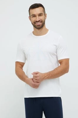 Calvin Klein Underwear t-shirt piżamowy kolor biały z nadrukiem