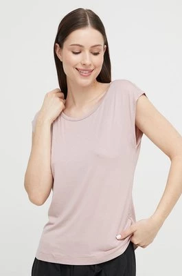 Calvin Klein Underwear t-shirt piżamowy kolor różowy