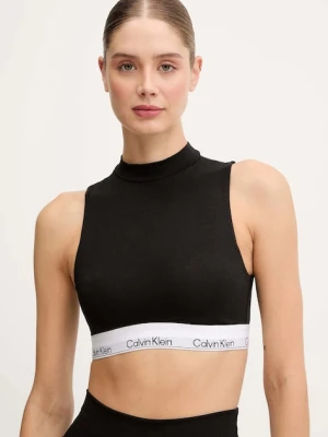 Calvin Klein Underwear top kolor czarny z półgolfem LV00QF8383
