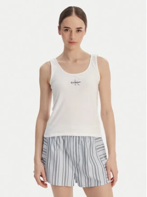 Calvin Klein Underwear Top LV00QS7603 Biały Slim Fit