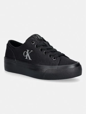 Calvin Klein VULC FLATFORM LOW CANVAS MG tenisówki damskie