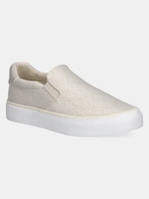 Calvin Klein VULC SLIP ON - JACQ kolor beżowy HW0HW02411