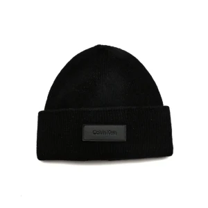 Calvin Klein Wełniana czapka BADGE DOCKER