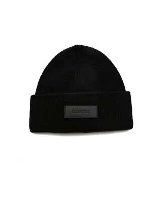 Calvin Klein Wełniana czapka BADGE DOCKER