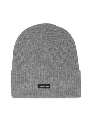 Calvin Klein Wełniana czapka DADDY