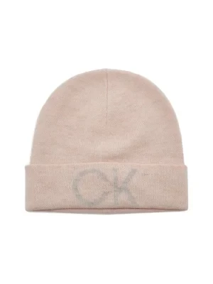 Calvin Klein Wełniana czapka ELEVATED MONOGRAM