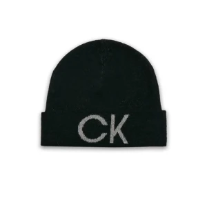 Calvin Klein Wełniana czapka ELEVATED MONOGRAM