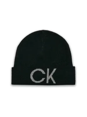 Calvin Klein Wełniana czapka ELEVATED MONOGRAM