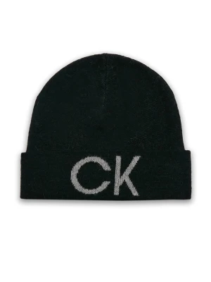 Calvin Klein Wełniana czapka ELEVATED MONOGRAM