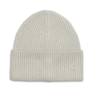 Calvin Klein Wełniana czapka | z dodatkiem kaszmiru