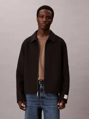 Calvin Klein Wełniana kurtka | Regular Fit