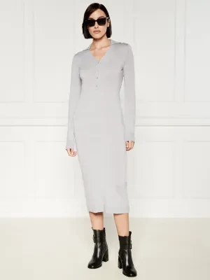 Calvin Klein Wełniana sukienka