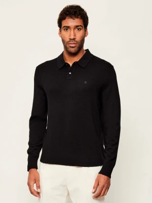 Calvin Klein Wełniane polo | Regular Fit
