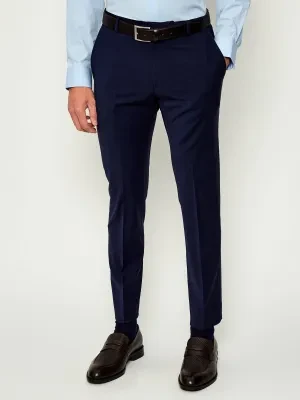Calvin Klein Wełniane spodnie | Slim Fit