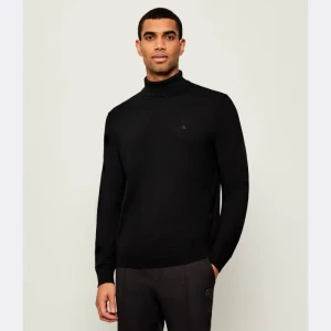 Calvin Klein Wełniany golf | Regular Fit