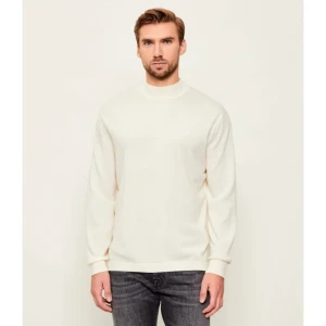 Calvin Klein Wełniany półgolf | Regular Fit