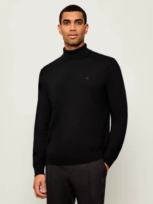 Calvin Klein Wełniany golf | Regular Fit