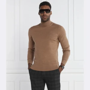 Calvin Klein Wełniany golf | Slim Fit