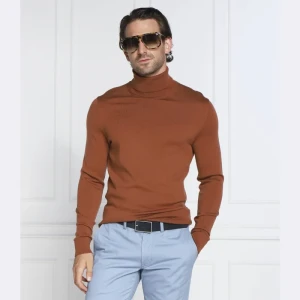 Calvin Klein Wełniany golf | Slim Fit
