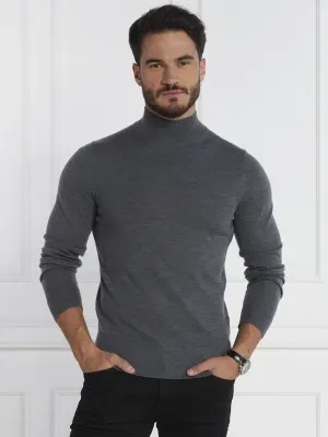 Calvin Klein Wełniany golf | Slim Fit