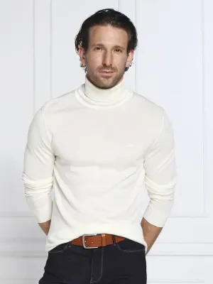 Calvin Klein Wełniany golf | Slim Fit