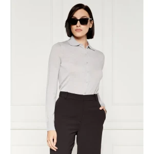 Calvin Klein Wełniany kardigan | Shaped fit