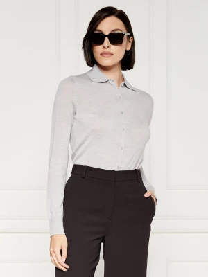 Calvin Klein Wełniany kardigan | Shaped fit
