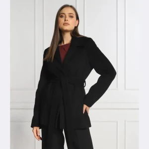 Calvin Klein Wełniany płaszcz