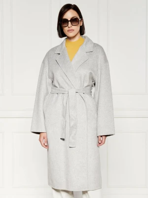 Calvin Klein Wełniany płaszcz
