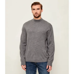 Calvin Klein Wełniany półgolf | Regular Fit