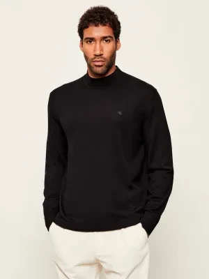 Calvin Klein Wełniany półgolf | Regular Fit