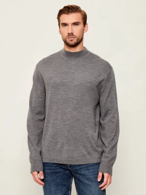 Calvin Klein Wełniany półgolf | Regular Fit
