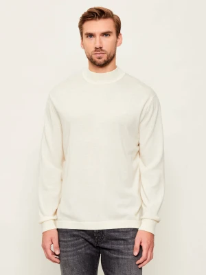 Calvin Klein Wełniany półgolf | Regular Fit