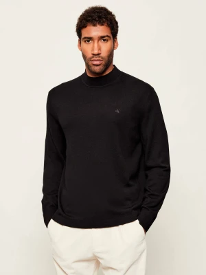 Calvin Klein Wełniany półgolf | Regular Fit