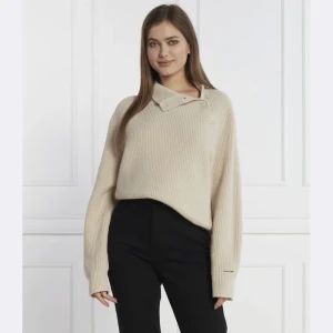 Calvin Klein Wełniany sweter | Regular Fit