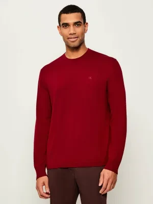 Calvin Klein Wełniany sweter | Regular Fit