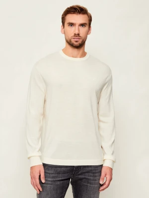 Calvin Klein Wełniany sweter | Regular Fit