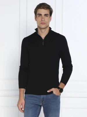 Calvin Klein Wełniany sweter | Regular Fit czarny